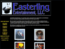 Tablet Screenshot of easterlingentertainment.net